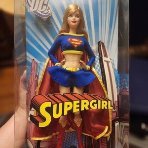 Supergirl Action Figure with Red and Blue Costume